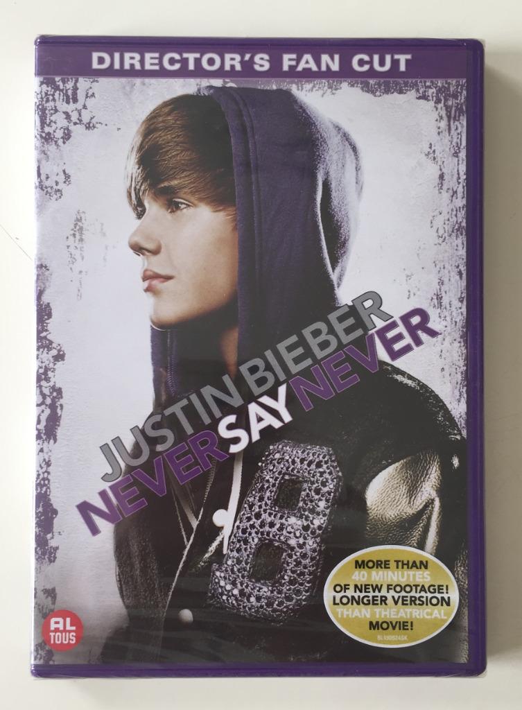 Justin Bieber - Zeg nooit nooit, Ophalen of Verzenden, Nieuw in verpakking