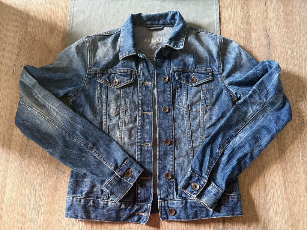 Prachtig jeansjasje BlueRidge maat S, Ophalen of Verzenden, Gedragen, Maat 36 (S), Blauw