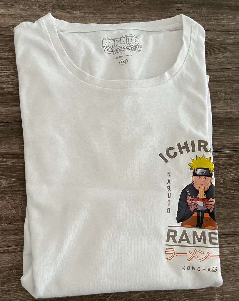 T-shirt Naruto, Enlèvement ou Envoi, Comme neuf, Autres tailles, Blanc