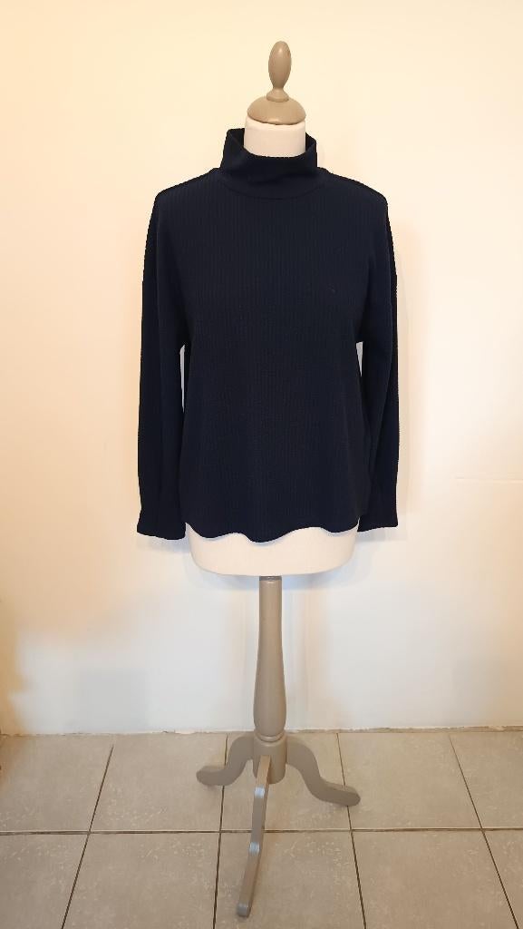 Sous pull bleu marine côtelé Street One Taille 40. 🙋‍♀️, Vêtements | Femmes, Taille 38/40 (M), Enlèvement ou Envoi, Street One