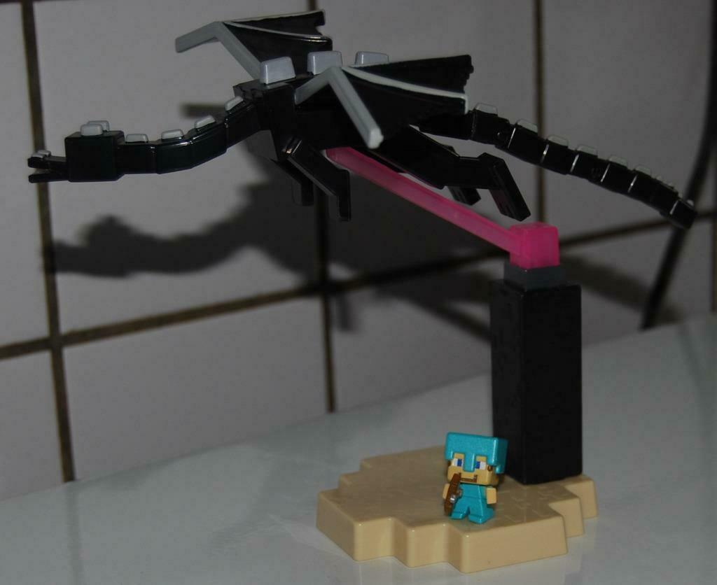 Minecraft Ender dragon  (Mattel ), Ophalen of Verzenden, Zo goed als nieuw