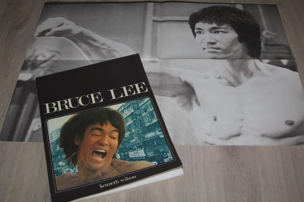 Boek + Poster , Bruce Lee , Kenneth Wilson , Nederlanse teks, Verzamelen, Ophalen of Verzenden, Gebruikt, Film, Overige typen