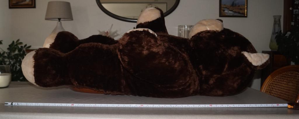 Ours GEANT  Marron Foncé 127cm "Nouveau Prix" 50 €, Enlèvement ou Envoi, Comme neuf, Beige, Ours