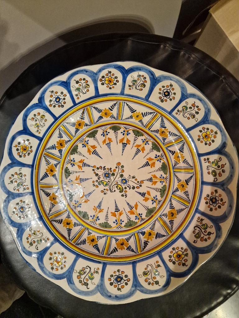 Aardewerk bord, Antiek en Kunst, Antiek | Keramiek en Aardewerk, Ophalen of Verzenden