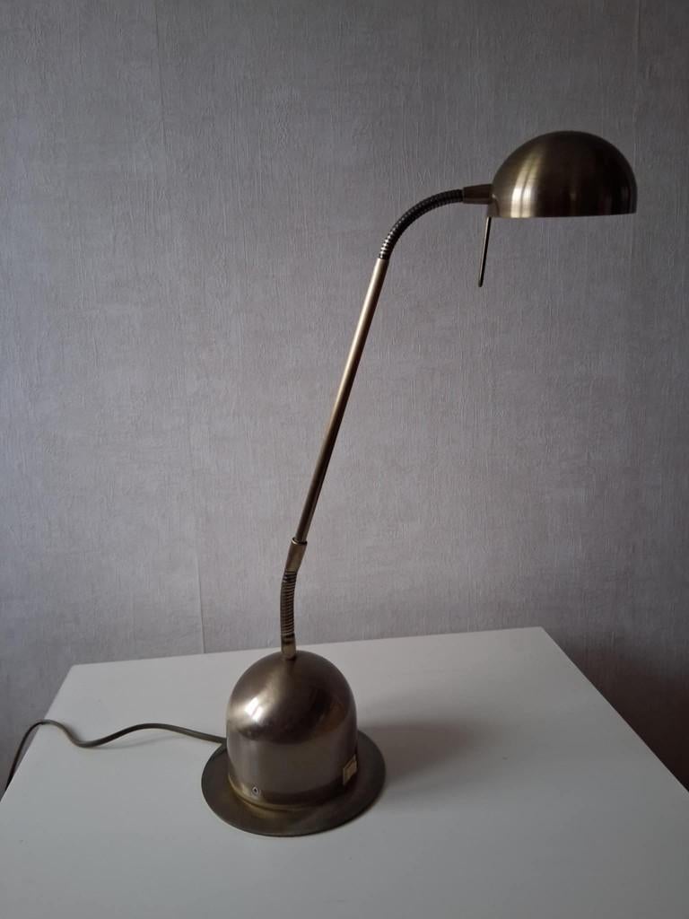FLEXIBELE KOPEREN BUREAULAMP VAN HET MERK MASSIVE, Huis en Inrichting, Ophalen, Zo goed als nieuw, Metaal, 50 tot 75 cm