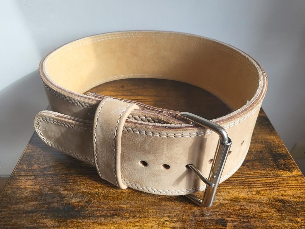 Barbelts lifting belt 100% Leder, Sport en Fitness, Fitnessmaterialen, Ophalen of Verzenden, Gebruikt