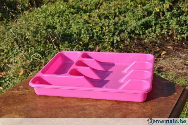 trieur de couvert fuchsia, Maison & Meubles, Cuisine | Couverts, Enlèvement ou Envoi, Utilisé