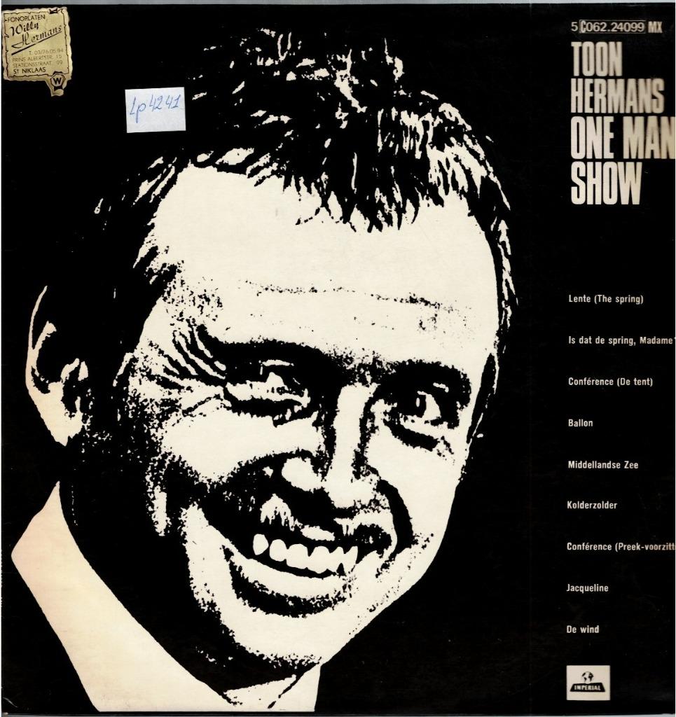 Vinyl, LP   -   Toon Hermans – One Man Show, Ophalen, Overige formaten