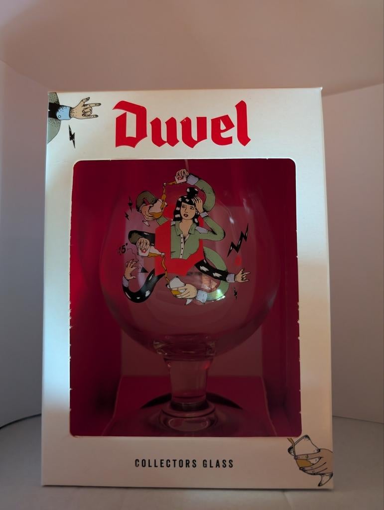 Verre Duvel - Manuel Murillo design (plusieurs en stock), Enlèvement ou Envoi, Neuf, Verre ou Verres, Duvel