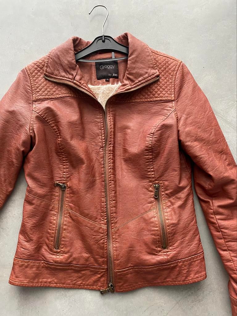 Veste JBC similicuir cognac taille S, Kleding | Dames, Jassen | Winter, Gedragen