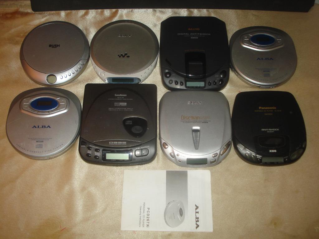 SONY, PANASONIC, GOODMANS, ALBA, SANYO Lot de 8 Discmans, Enlèvement ou Envoi, Discman