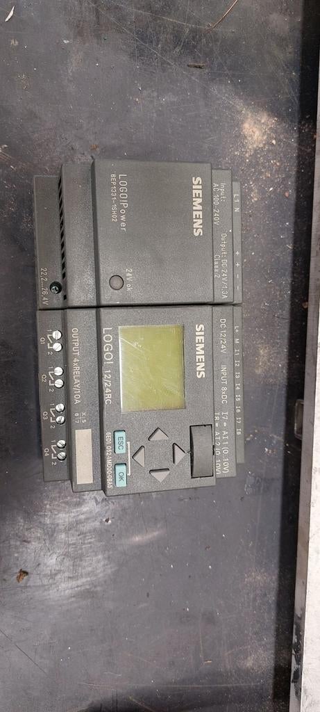 Siemens LOGO 12/24RC besturingsmodule + voeding, Enlèvement ou Envoi, Comme neuf