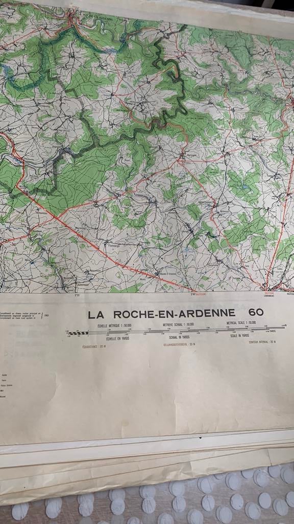 Carte topographique, Overige typen, 1800 tot 2000, België, Ophalen