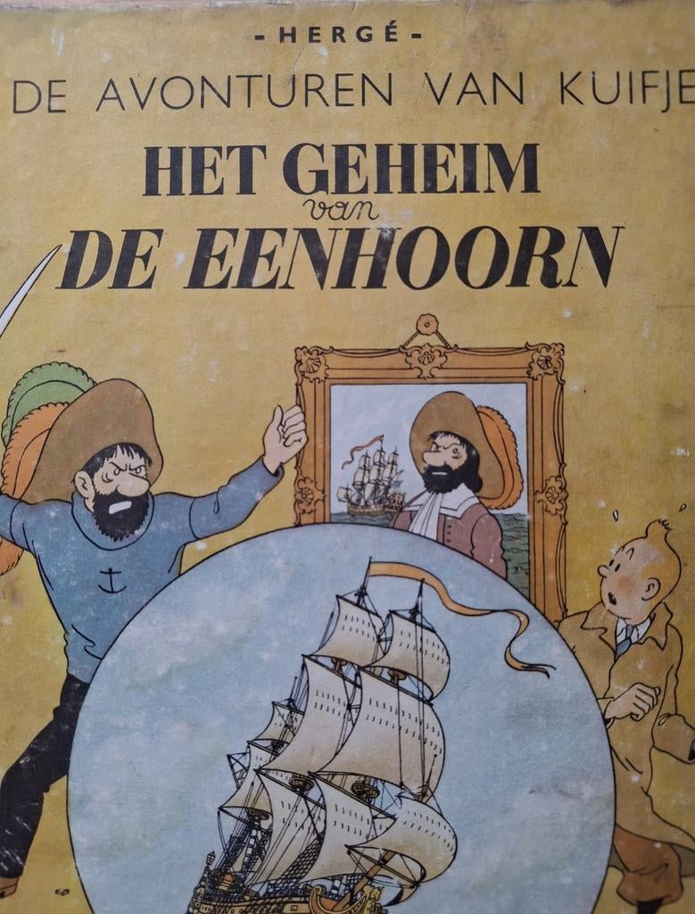 Kuifje vintage boek (1947), Ophalen of Verzenden