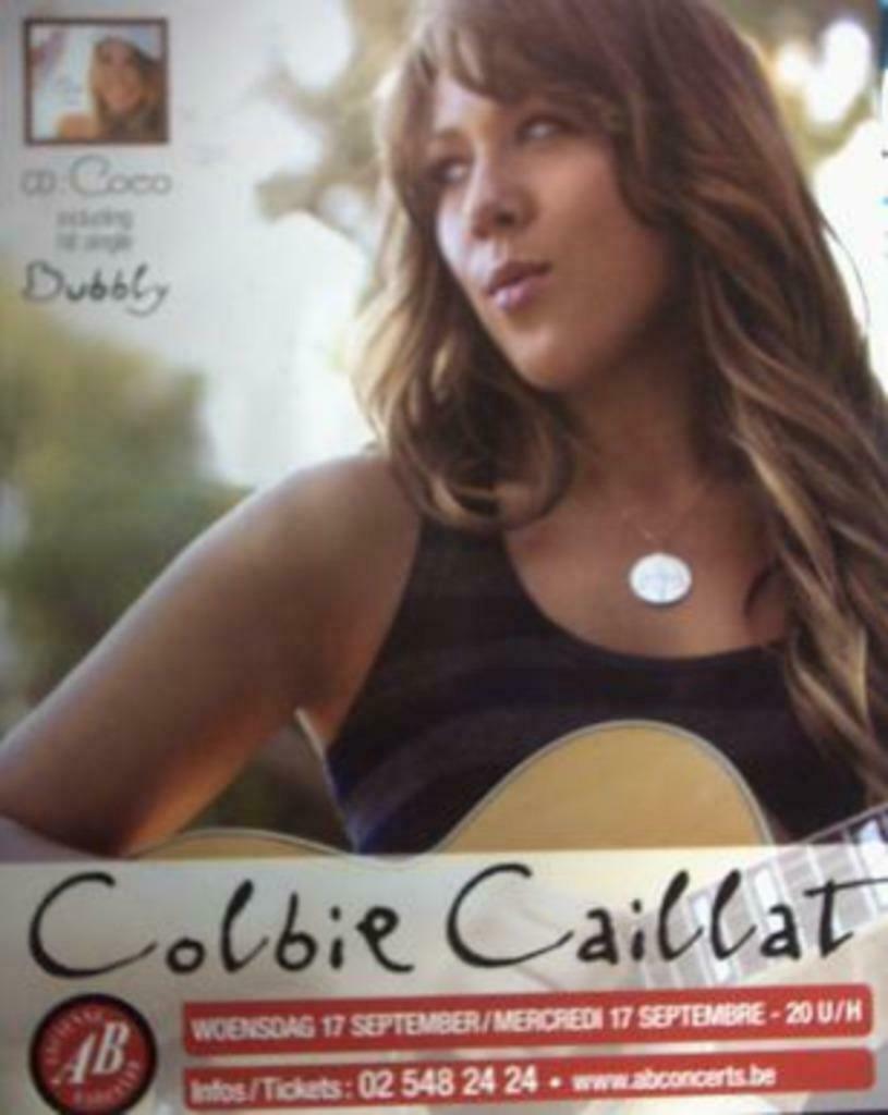 affiche/affiche - Colbie Caillat 2008 - Coco -80x60, Enlèvement ou Envoi, Neuf