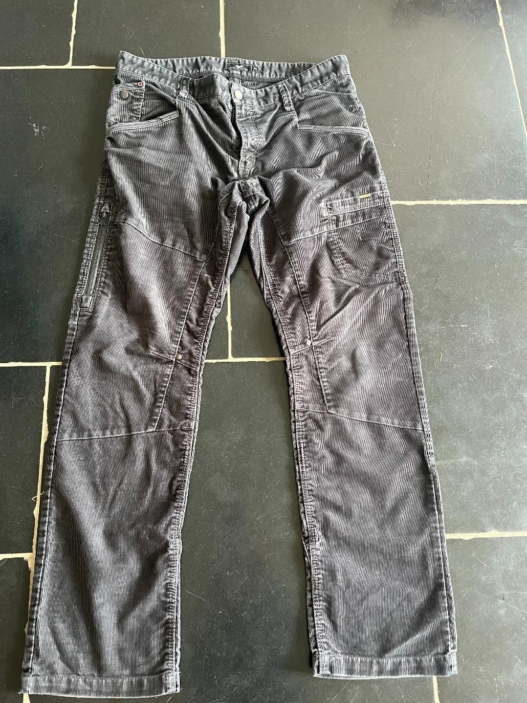 Ribfluweel broek Celio maat 46, Celio, Blauw, Ophalen of Verzenden, Zo goed als nieuw