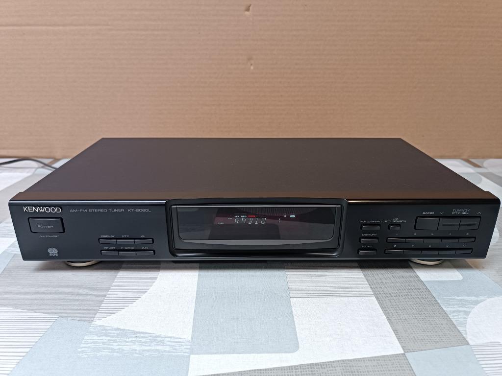 Kenwood KT-2060L Tuner - Stereo Tuner - Hifi - Zwart, Audio, Tv en Foto, Tuners, Gebruikt, Ophalen of Verzenden