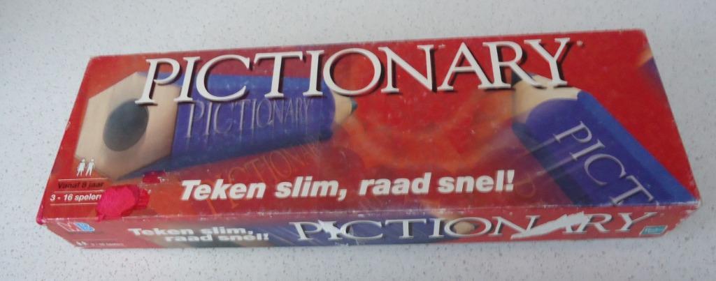 "Pictionary" van MB (Rode Doos) in goede staat !, Ophalen of Verzenden, Gebruikt, MB