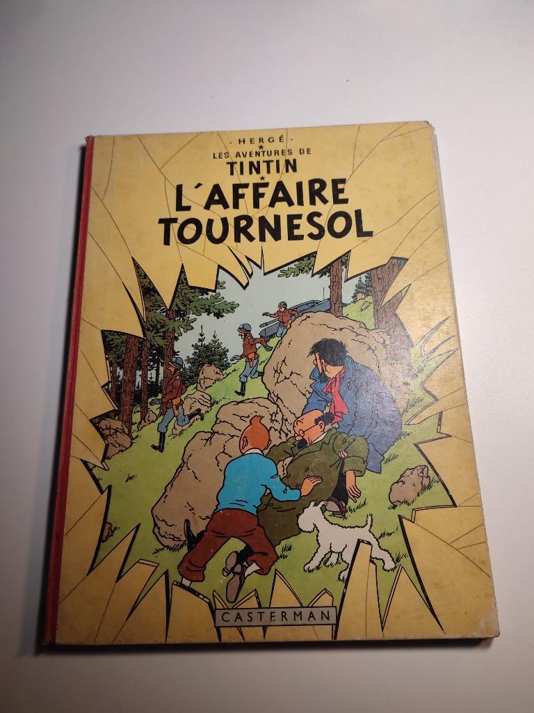 Ancienne BD Tintin L'Affaire Tournesol, Boeken, Eén stripboek, Ophalen of Verzenden, Gelezen