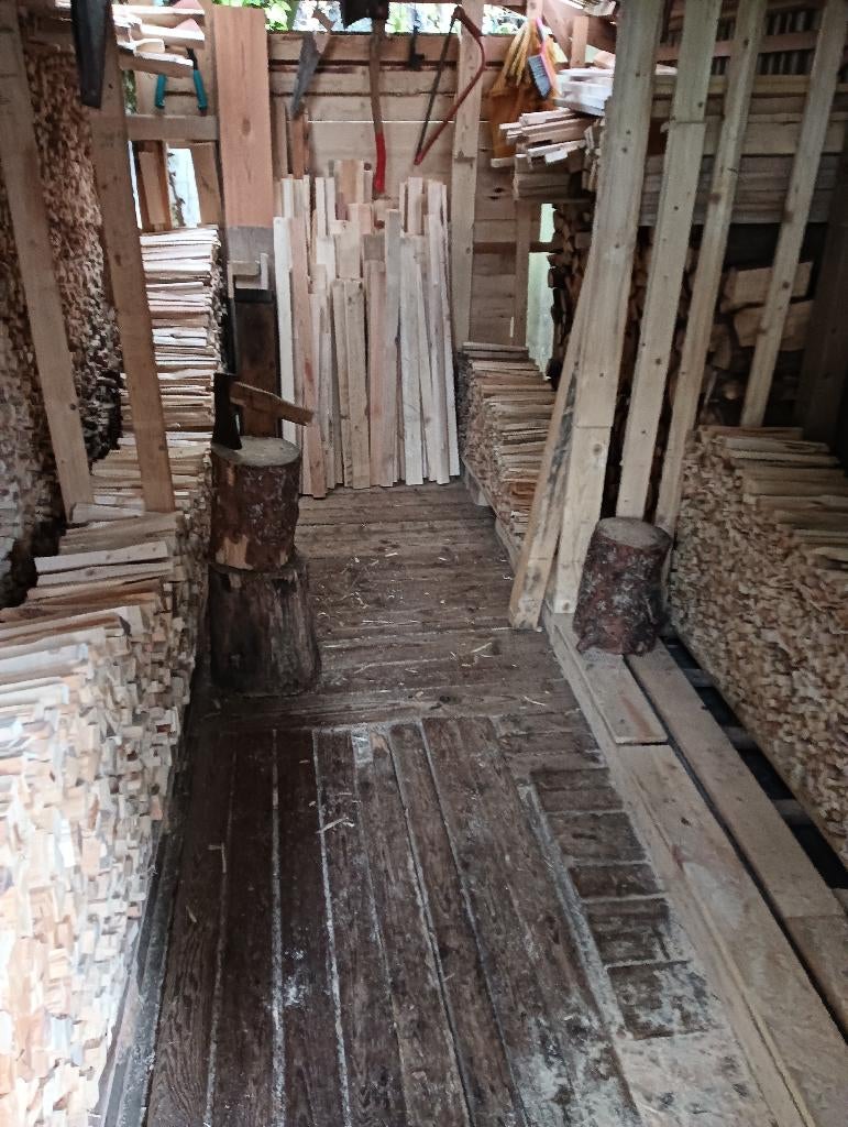 aanmaak hout te koop, Minder dan 3 m³, Ophalen, Overige houtsoorten, Blokken