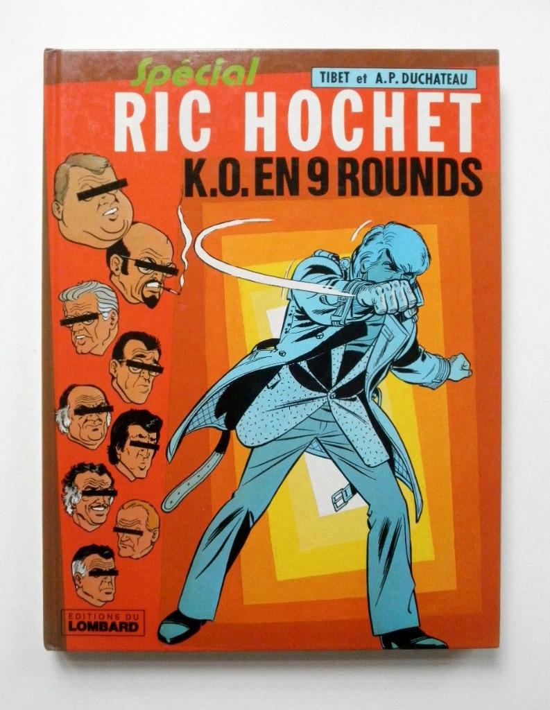 EO 1980 Ric Hochet K.O. en 9 rounds - récits inédits Tintin, Eén stripboek, Tibet - Duchâteau, Ophalen, Gelezen