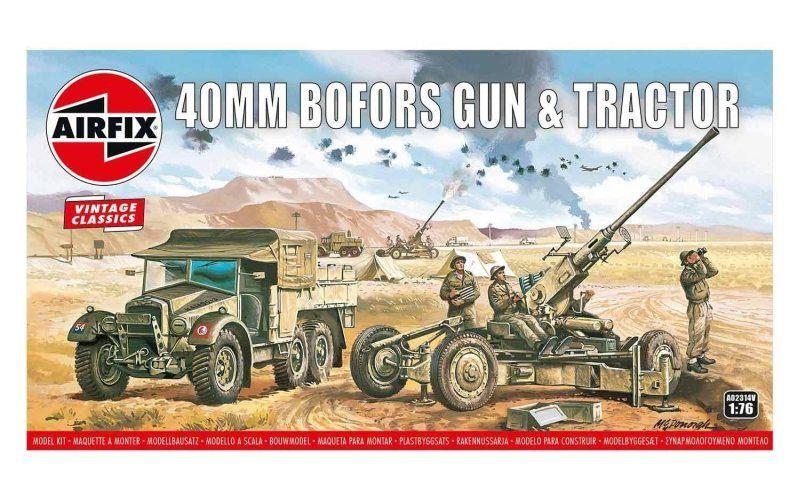 AIRFIX 02314V BOFORS 40MM GUN & TRACTOR échelle 1/76, Hobby & Loisirs créatifs, Neuf, Camion, 1:50 ou moins, Enlèvement ou Envoi