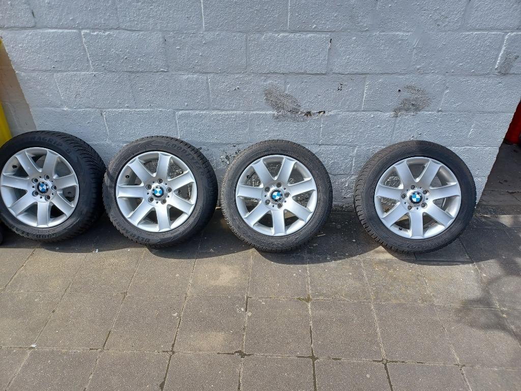 Jantes et pneus BMW 16", Ophalen, Gebruikt, 16 inch, Band(en)