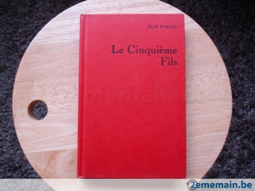 Le cinquième fils, Elie Wiesel, Livres, Guerre & Militaire, Utilisé, Enlèvement