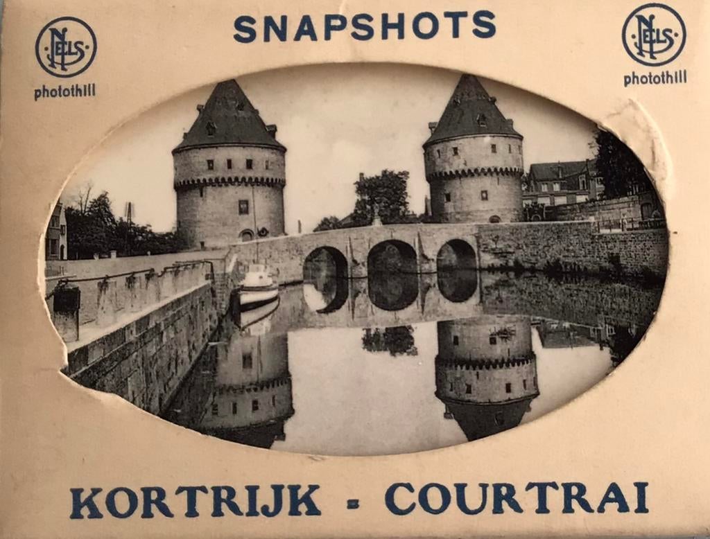 Snapshots Kortrijk (10 kleine foto’s 90mm x70mm ), Ophalen of Verzenden, Zo goed als nieuw, Foto