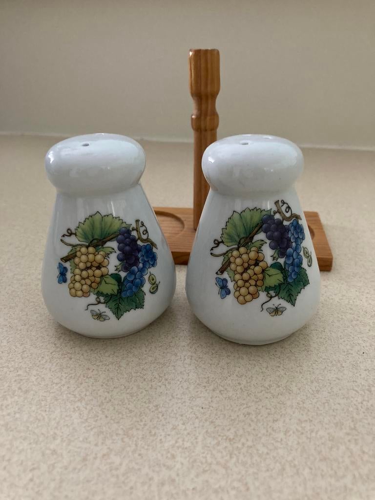 Zout & peper vatje met druivenprint, Enlèvement ou Envoi
