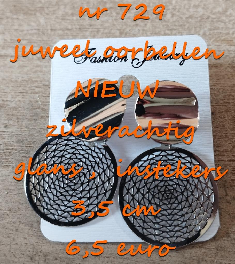729. Juweel : oorbellen , NIEUW ,  verzending inbegrepen, Overige materialen, Verzenden, Nieuw, Knopjes of Stekers
