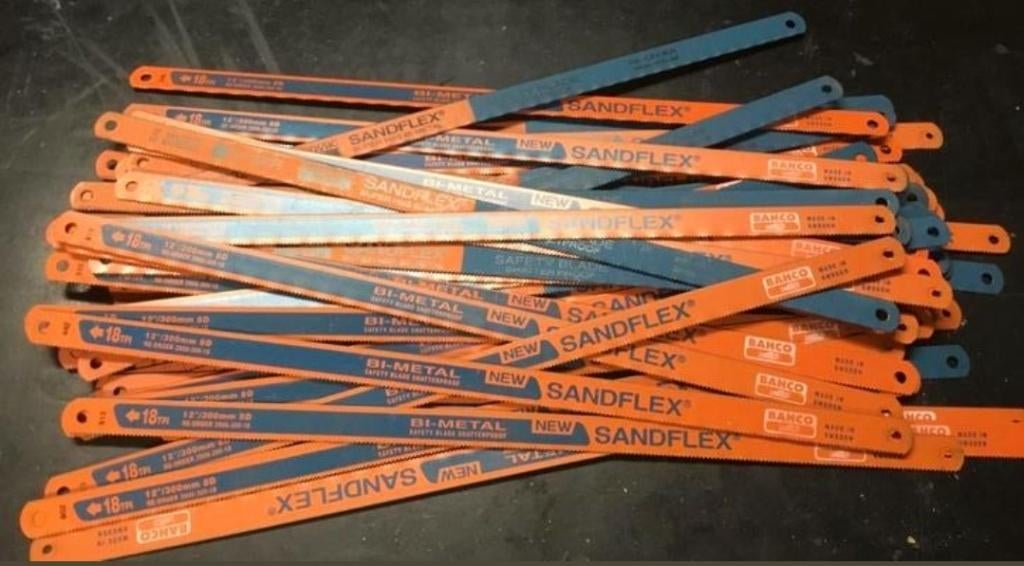Sandflex zagen voor beugelzaag - Wipzaagjes Hout/Metaal, Doe-het-zelf en Bouw, Ophalen of Verzenden, Nieuw