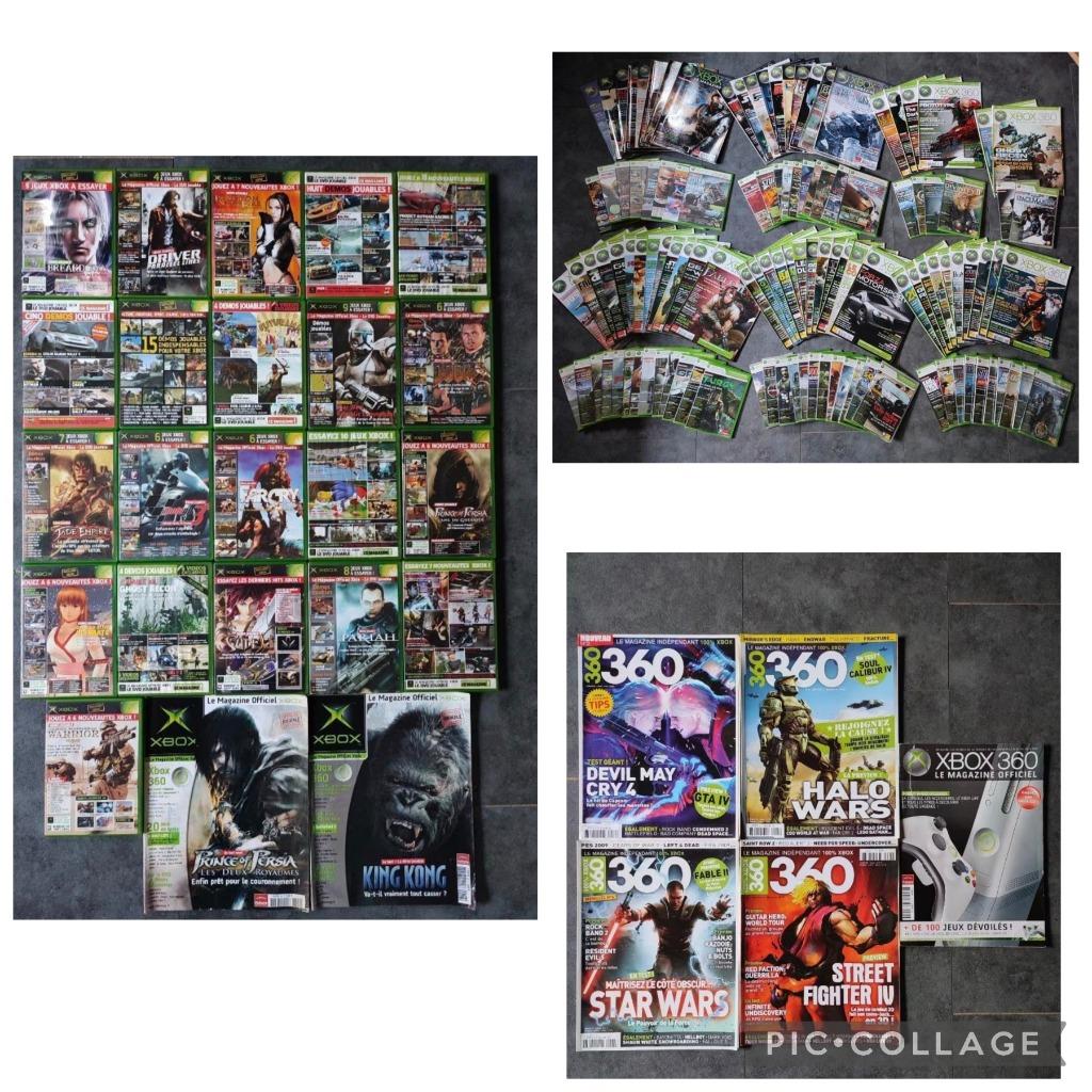Collection de 80 jeux et 66 fascicules XBOX et XBOX 360, Enlèvement ou Envoi