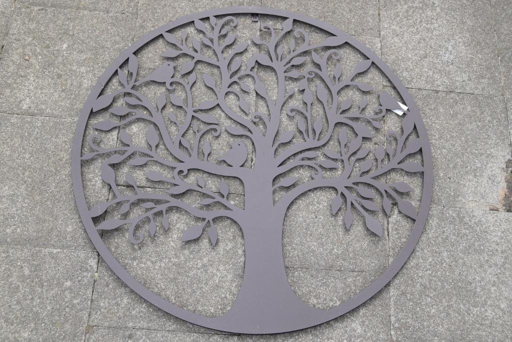 Ronde smeedijzeren levensboom (diameter 80 cm), Tuin en Terras, Ophalen of Verzenden, Nieuw