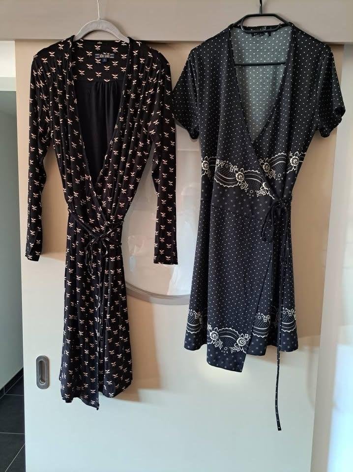 King Louie, 3x jurk, M/L, Vêtements | Femmes, Robes, Comme neuf, Taille 38/40 (M), Noir, Au-dessus du genou, Enlèvement ou Envoi