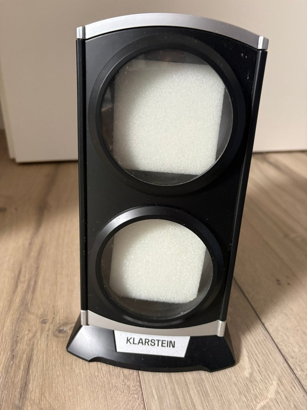 Klarstein watchwinder voor 2 automatische horloges, Ophalen, Zo goed als nieuw, Blauw