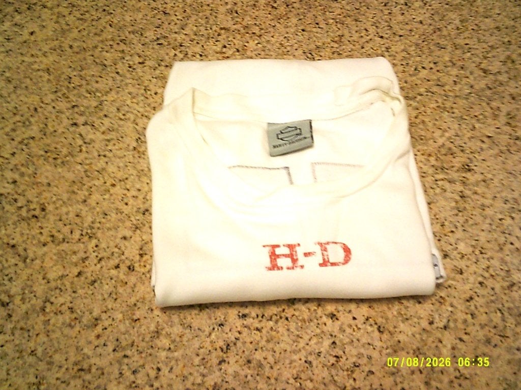 Harley Davidson Origineel  T shirt  Wit XL ZGST, Kleding | Heren, Wit, Maat 56/58 (XL), Ophalen of Verzenden, Zo goed als nieuw