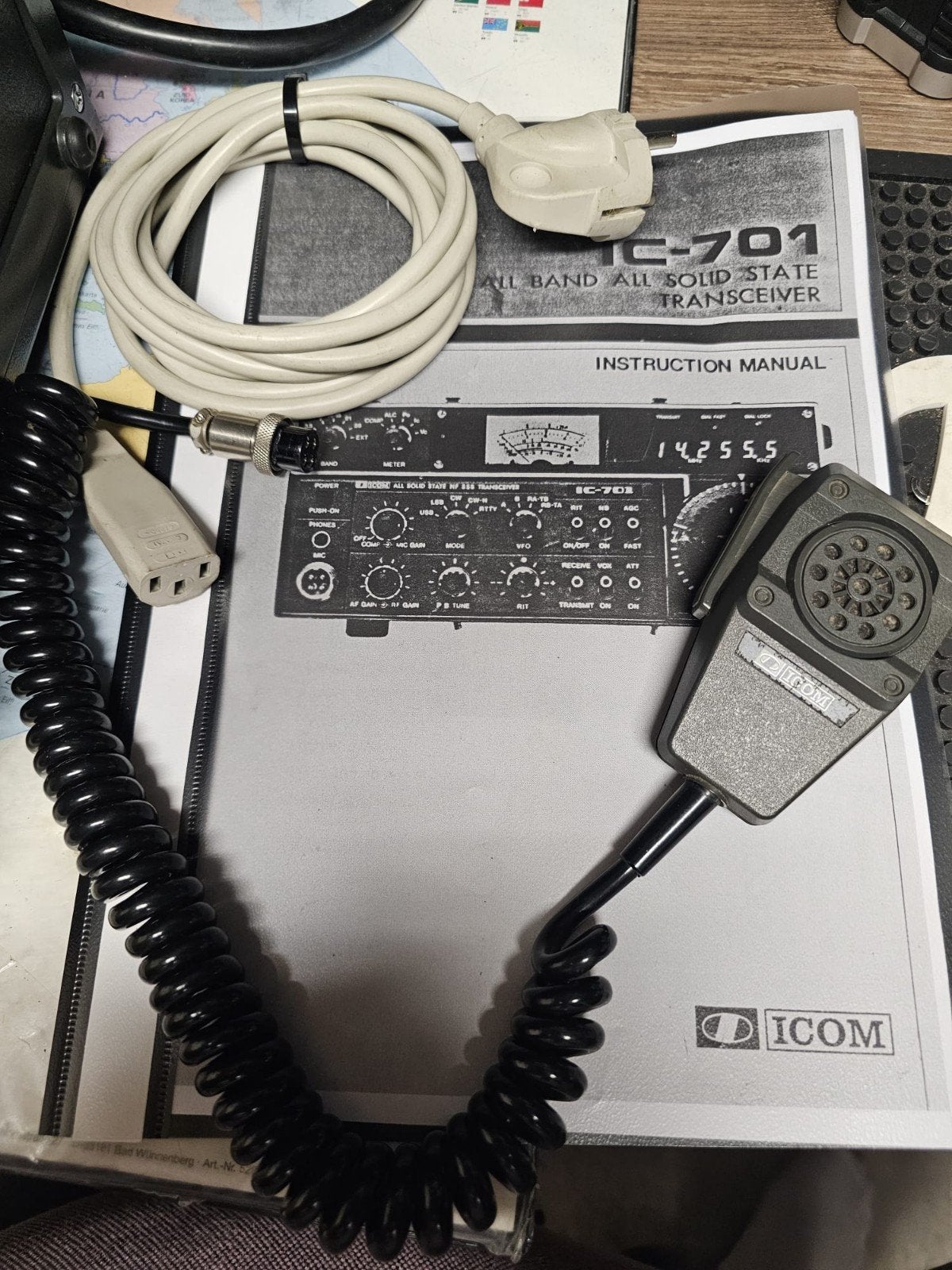 Icom ic 701 et Icom PS 701, Télécoms, Émetteurs & Récepteurs, Enlèvement ou Envoi, Utilisé, Émetteur et Récepteur