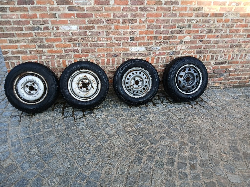 aanhangwagenwielen 155/80 R13, Auto-onderdelen, Banden en Velgen, Ophalen, 155 mm, 13 inch, Banden en Velgen