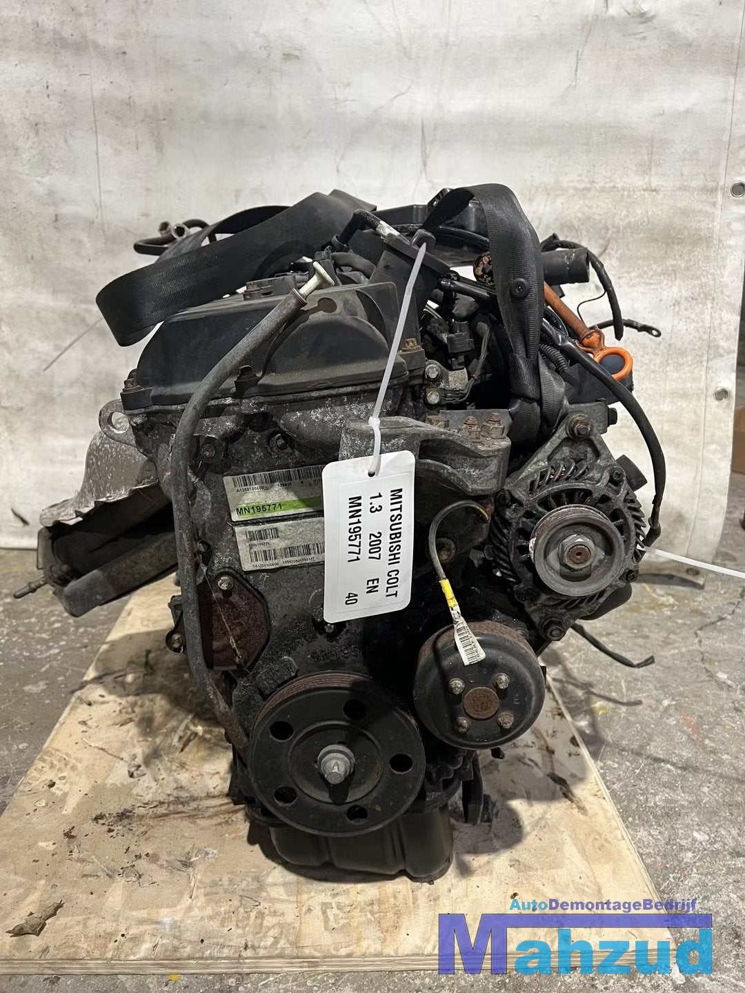 MITSUBISHI COLT 6 1.3 Motorblok 4A90 MN195771, Info@mitsubishi-motors.com, Mitsubishi Motors Corporation, Utilisé, Mitsubishi