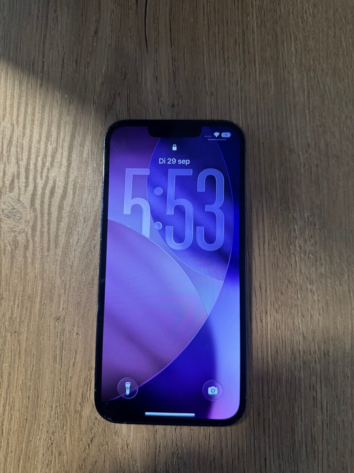 Iphone 13 pro achterkant beschadigd en laadt alleen draadloo, Télécoms, Enlèvement, 64 GB, Sans abonnement, Bleu