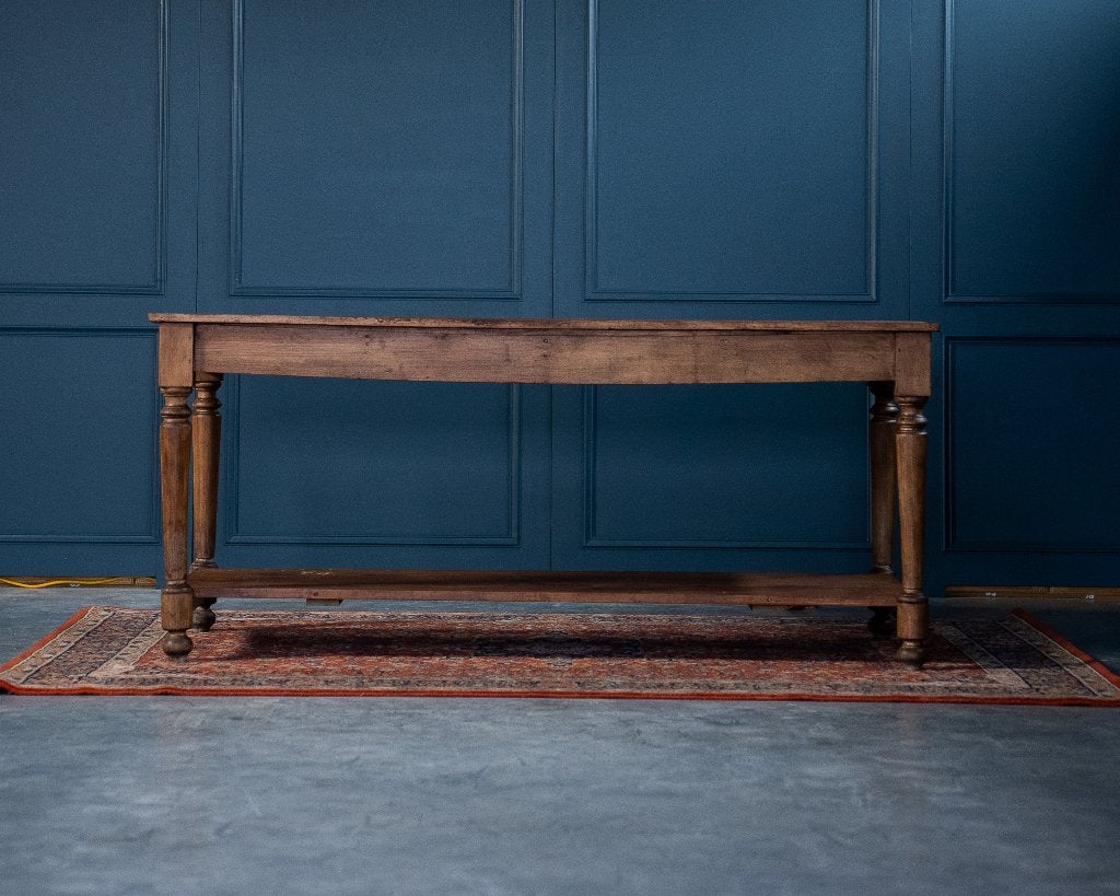 Table de travail rurale en bois, Maison & Meubles, Enlèvement, Utilisé, Autres essences de bois, Landelijke stijl met tijdloze charme