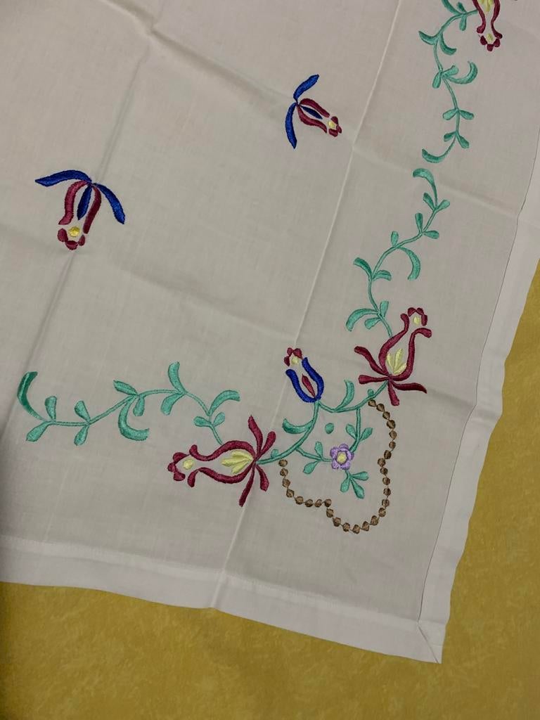 Geborduurde theenap - Cadeautip Moederdag, Ophalen, Nieuw