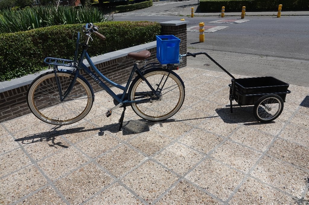 Vélo type semi-cargo avec remorque, 49 à 53 cm, Enlèvement, Neuf