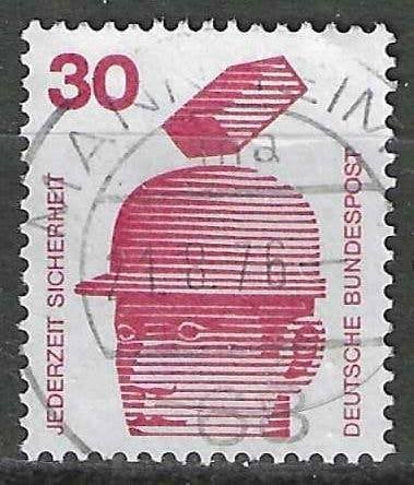 Allemagne Bundespost 1972 - Yvert 565 - Accidents (ST), Envoi, Affranchi