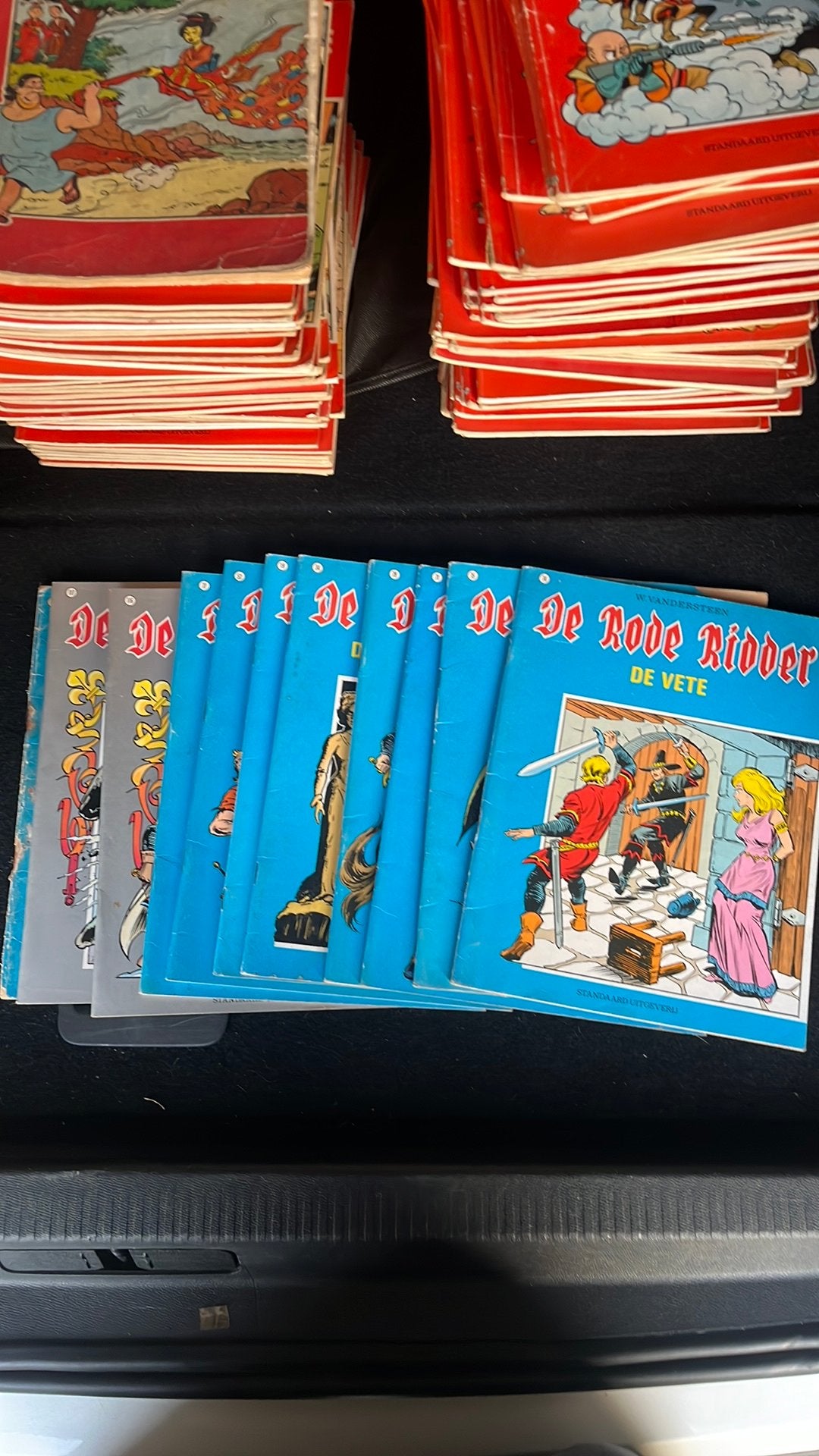 De rode ridder strips, Ophalen, Gelezen