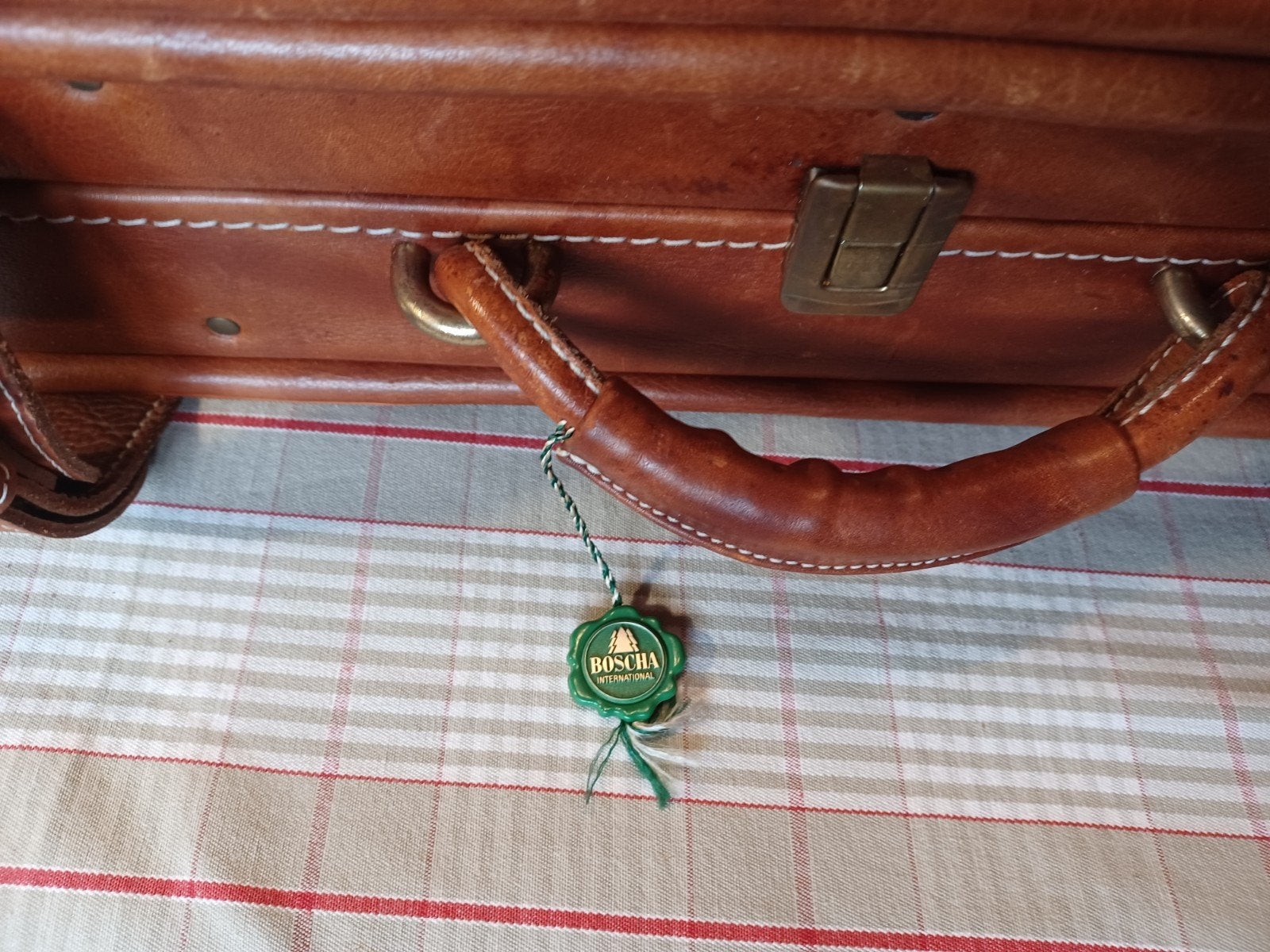 Lederen Valies, Handtassen en Accessoires, Tassen | Schooltassen, Ophalen of Verzenden