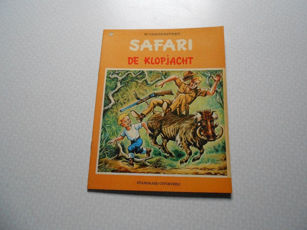 Safari 12 De klopjacht 1972 1 ste druk., Neuf, Enlèvement ou Envoi, Willy Vandersteen, Une BD