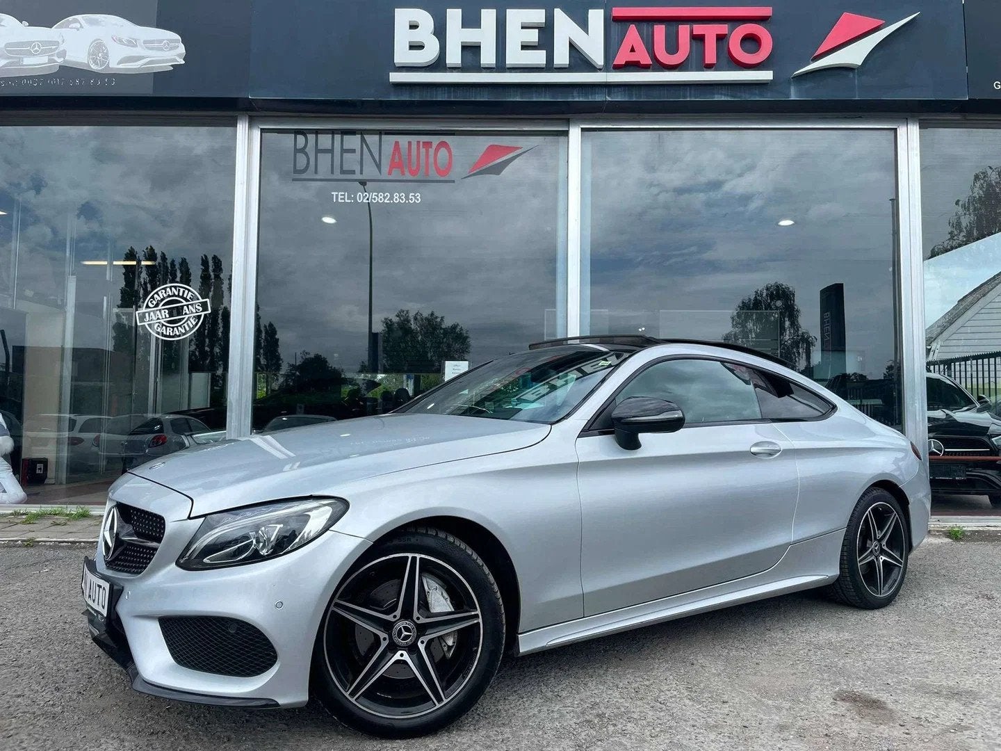 Mercedes-Benz C-CLASS 180 Coupe 431,66€ PAR MOIS 0% SANS F, Autos, Cuir, Argent ou Gris, Achat, Alarme
