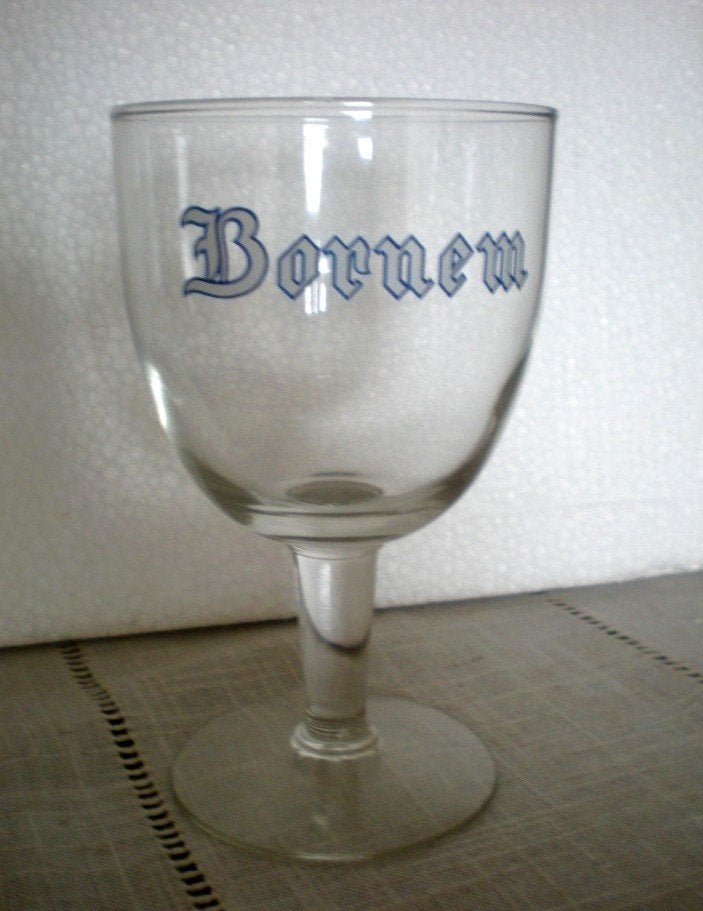Bornem, Verzamelen, Biermerken, Ophalen of Verzenden, Zo goed als nieuw, Glas of Glazen